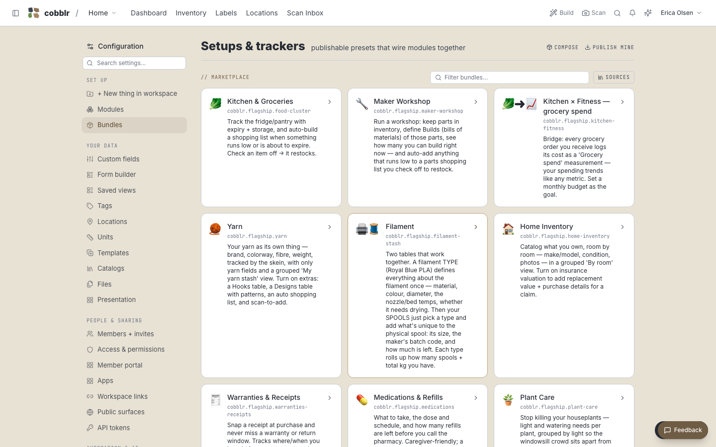 The bundle marketplace